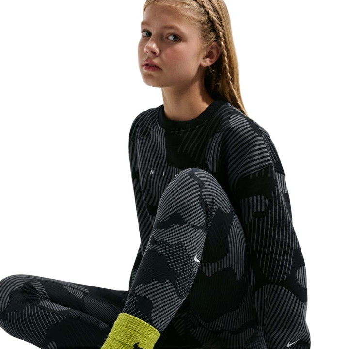 Nike One Leggings Sportivi Nero Bambina