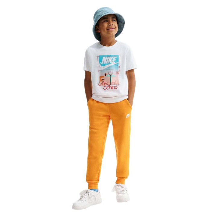 Nike Sportswear Maglietta Palestra Big Logo Bianco Bambino