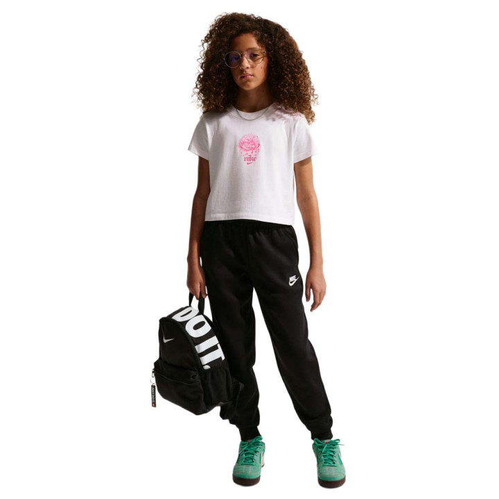 Nike Sportswear Maglietta Palestra Graphic Bianco Bambina