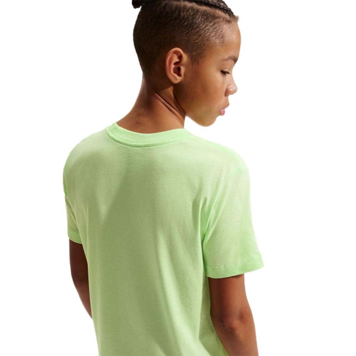 Nike Sportswear Maglietta Palestra Logo Piccolo Lime Bambino