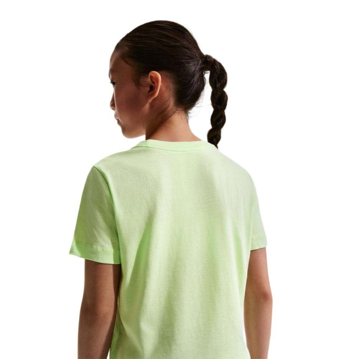 Nike Sportswear Maglietta Palestra Logo Piccolo Lime Bambino