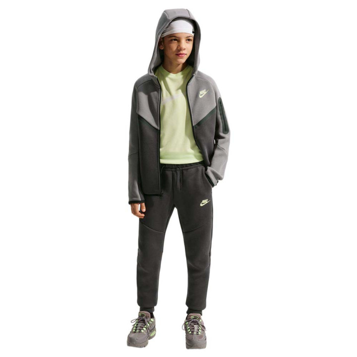 Nike Sportswear Tech Pantaloni Con Polsino Grigio Antracite Bambino