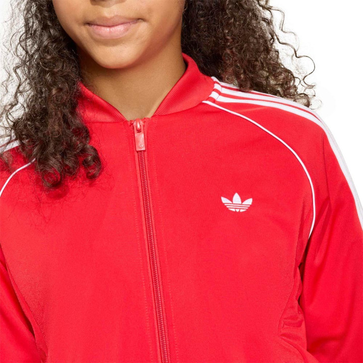 ADIDAS Originals Giacca Sportiva Adicolor Tristripe Rosso Bambino