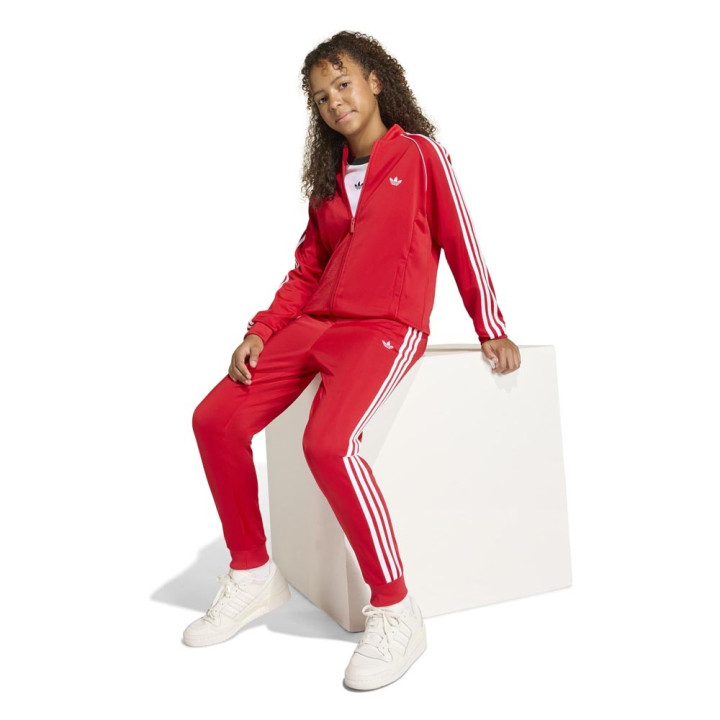 ADIDAS Originals Giacca Sportiva Adicolor Tristripe Rosso Bambino