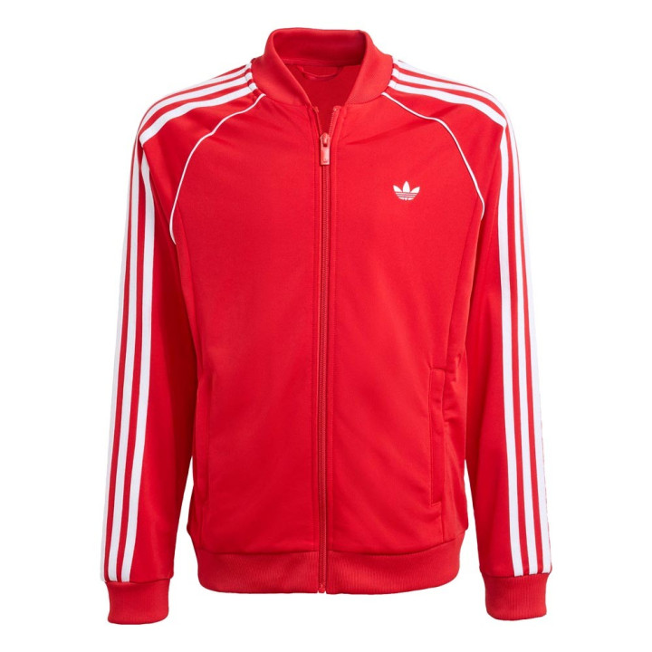 ADIDAS Originals Giacca Sportiva Adicolor Tristripe Rosso Bambino