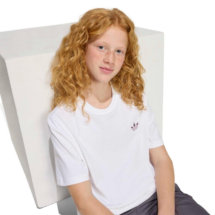ADIDAS Originals Maglietta Palestra Graphics Bianco Bambino