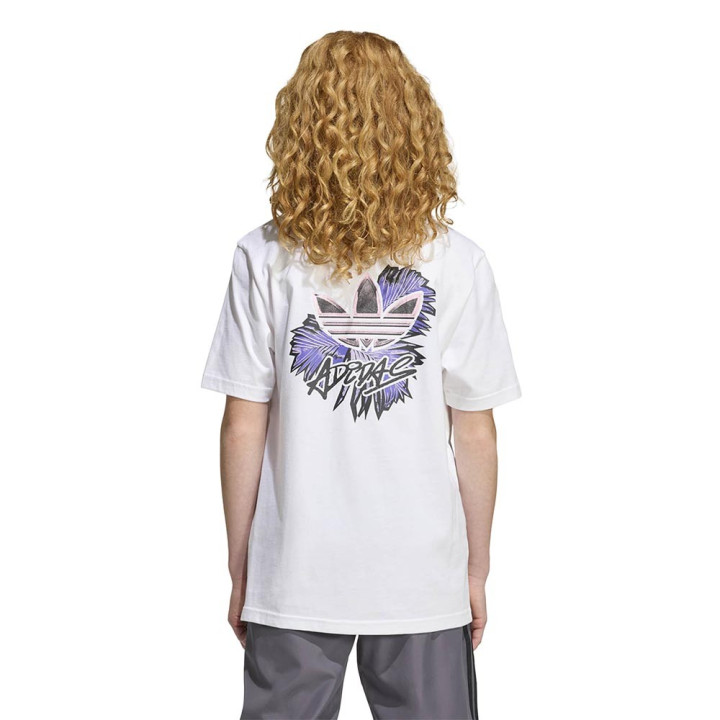 ADIDAS Originals Maglietta Palestra Graphics Bianco Bambino