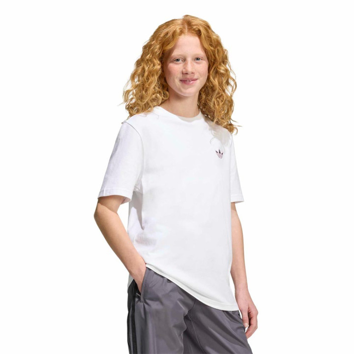 ADIDAS Originals Maglietta Palestra Graphics Bianco Bambino