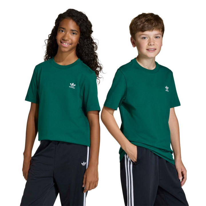 ADIDAS Originals Maglietta Palestra Logo Piccolo Verde Bambino