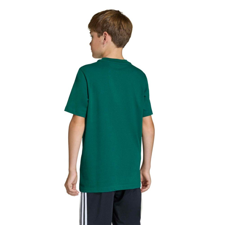 ADIDAS Originals Maglietta Palestra Logo Piccolo Verde Bambino