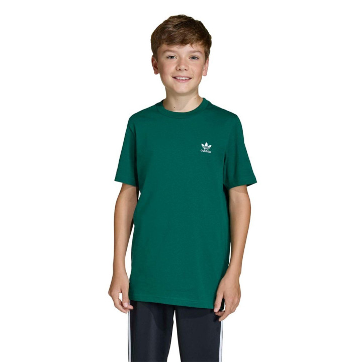 ADIDAS Originals Maglietta Palestra Logo Piccolo Verde Bambino