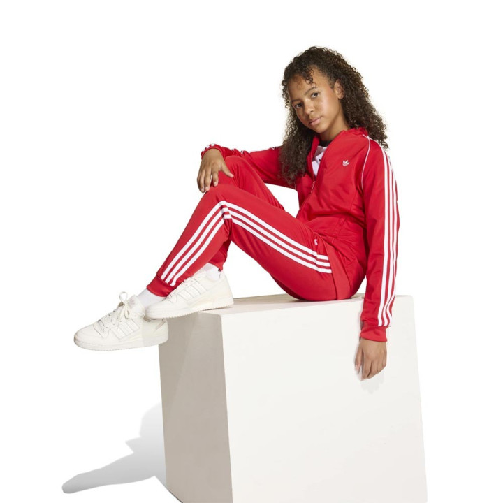 ADIDAS Originals Pantaloni Tristripe Adicolor Rosso Bambino