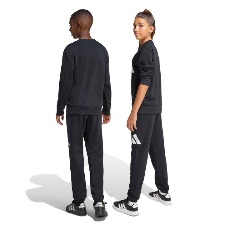 ADIDAS Tuta Sportiva Girocollo Nero Bambino