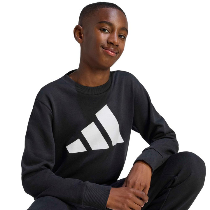 ADIDAS Tuta Sportiva Girocollo Nero Bambino