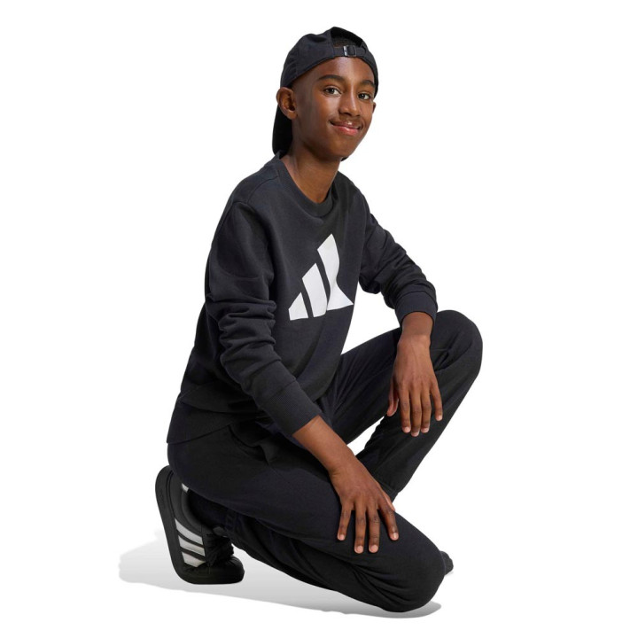 ADIDAS Tuta Sportiva Girocollo Nero Bambino