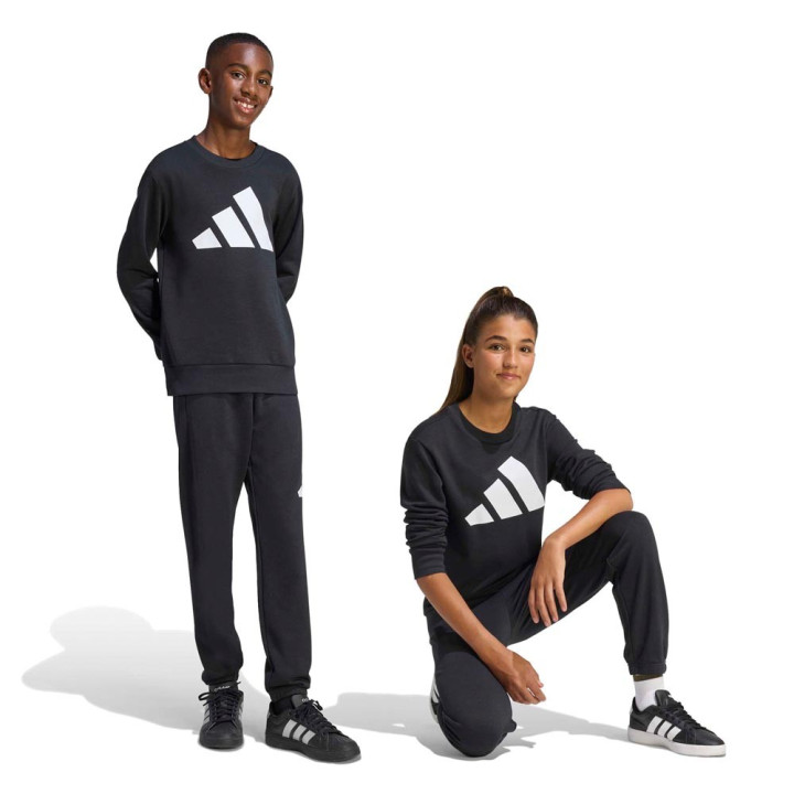 ADIDAS Tuta Sportiva Girocollo Nero Bambino