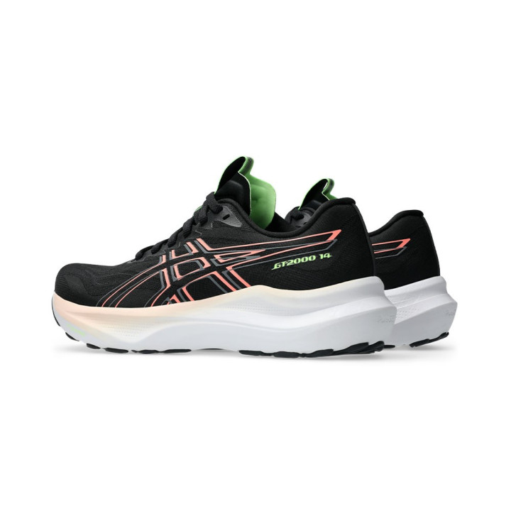 Asics Gt-2000 14 Nero Sun Coral - Scarpe Running Donna