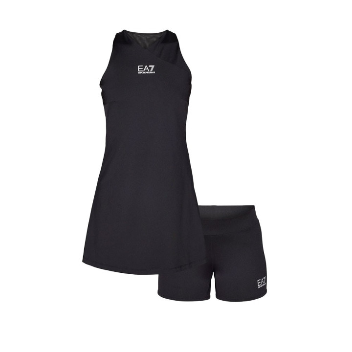 Ea7 Abito Tennis Pro Classic Nero Donna