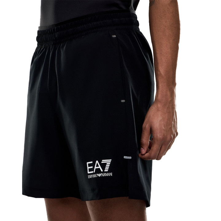 Ea7 Shorts Tennis Ventus7 Nero Uomo