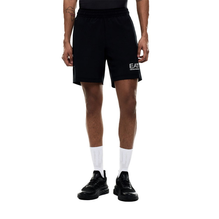 Ea7 Shorts Tennis Ventus7 Nero Uomo