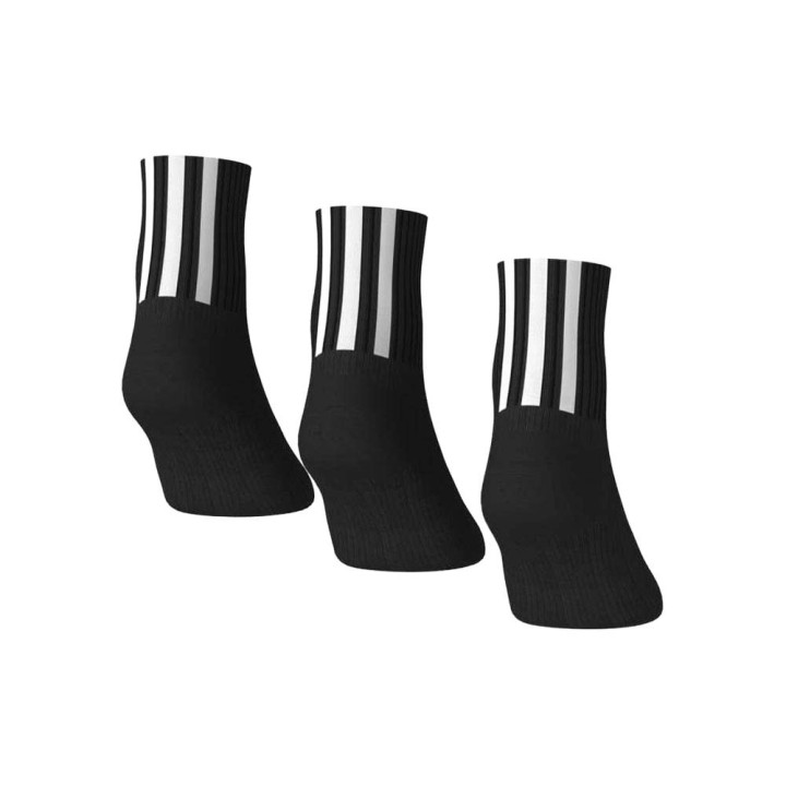 ADIDAS Originals Quarter 3 Back Stripes Calza Quarter 3 Pack Nero