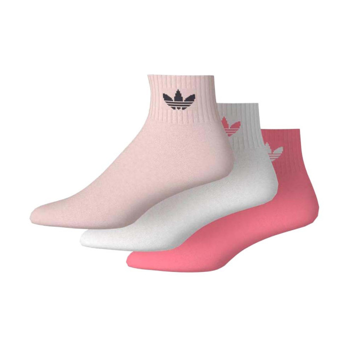 ADIDAS Originals  Calza Quarter 3 Pack Fuxia