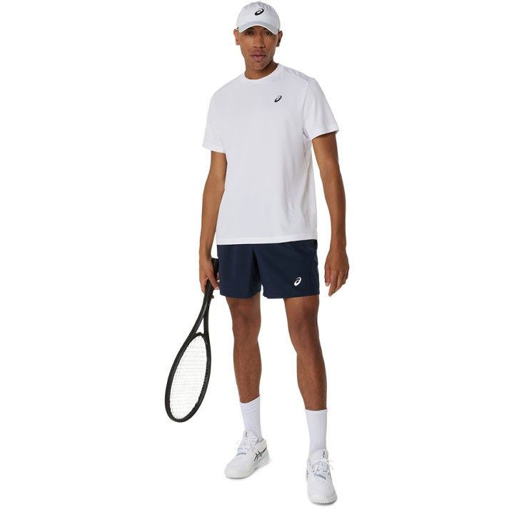 Asics T-Shirt Tennis Court Brilliant Bianco Uomo