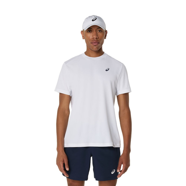 Asics T-Shirt Tennis Court Brilliant Bianco Uomo