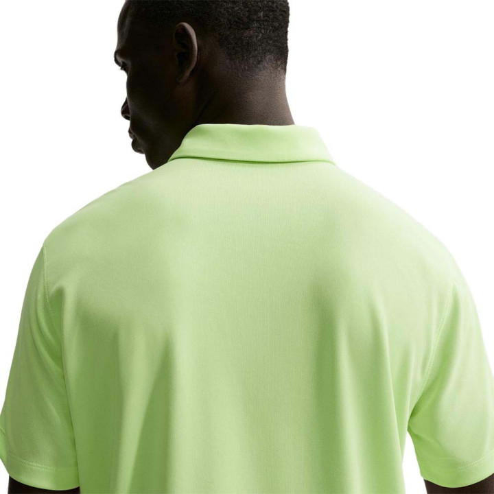 Nike Polo Tennis Court Dri-Fit Liquid Lime Nero Uomo