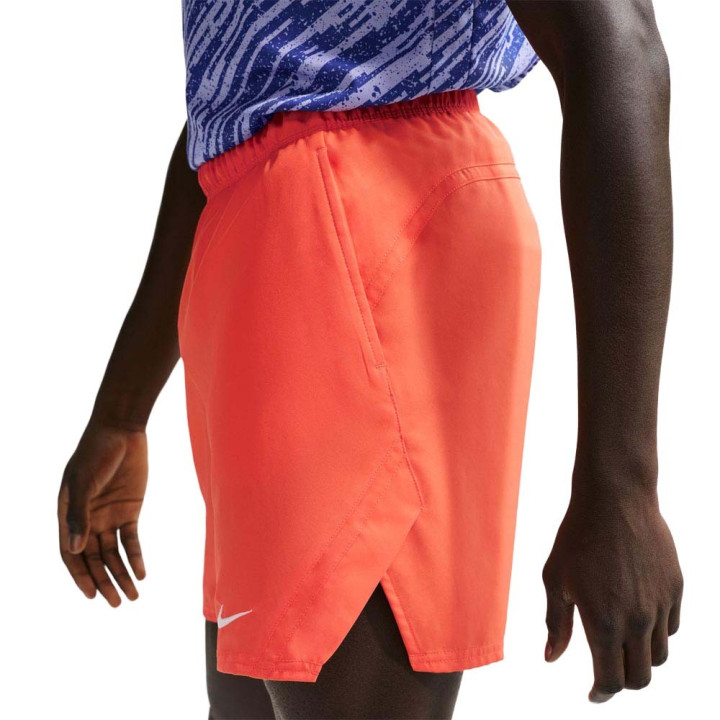Nike Short Tennis Court Victory Arancio Bianco Uomo