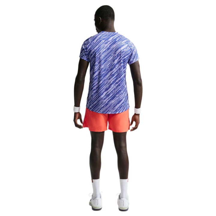 Nike Short Tennis Court Victory Arancio Bianco Uomo