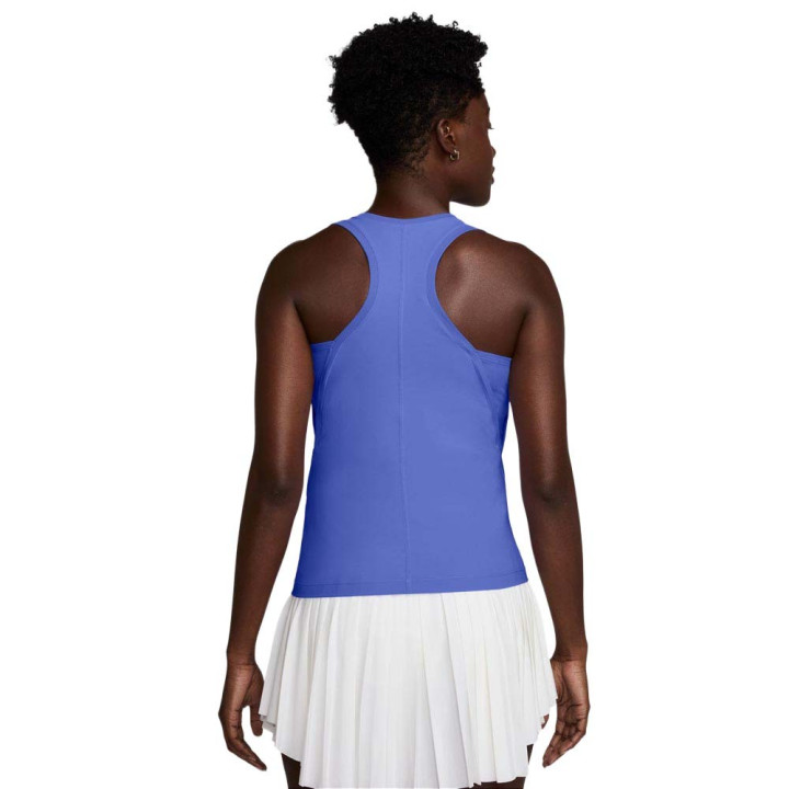 Nike Canotta Tennis Victory Sapphire Bianco Donna