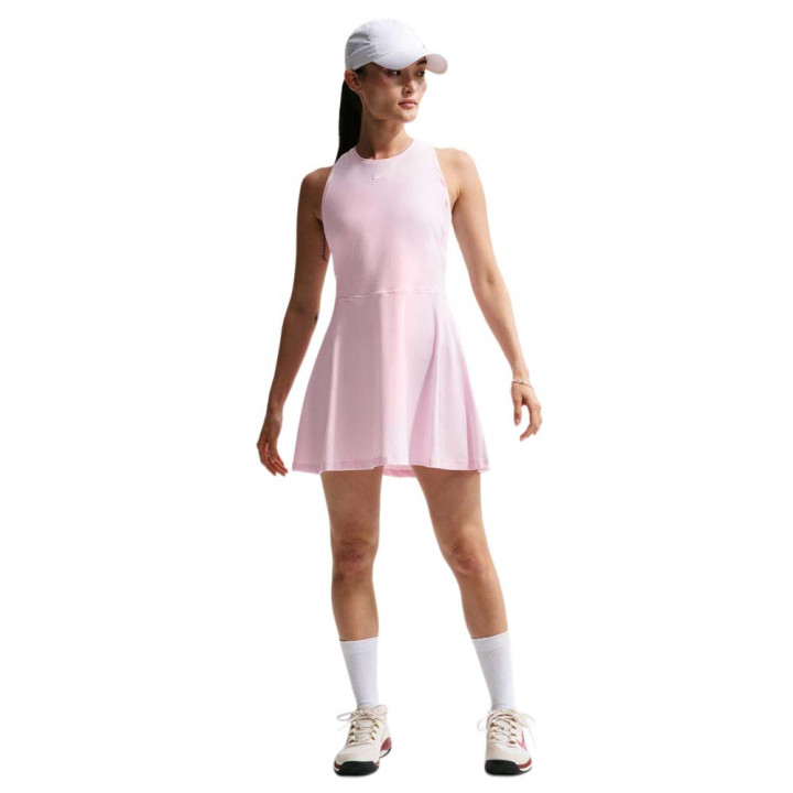 Nike Abito Tennis Victory Rosa Foam Nero Donna
