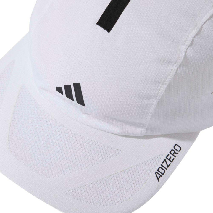 ADIDAS Cappellino Run Adizero Bianco Nero