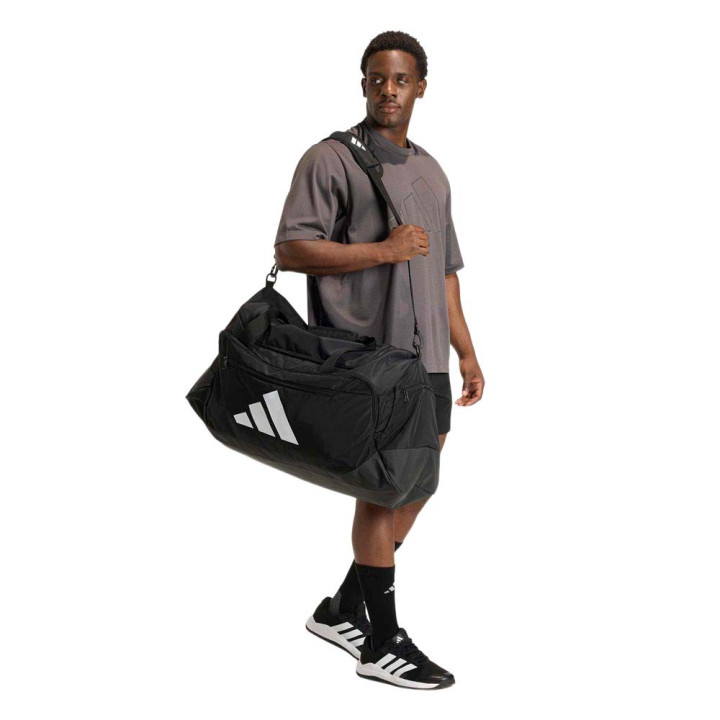 ADIDAS Borsa Duffle Taglia L Nero Bianco