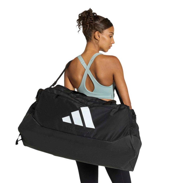 ADIDAS Borsa Duffle Taglia L Nero Bianco