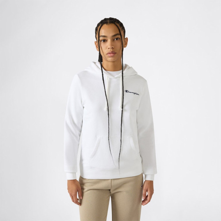 Champion Felpa Con Cappuccio Nero Donna