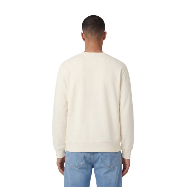 Champion Felpa Girocollo Logo Tonale Latte Uomo