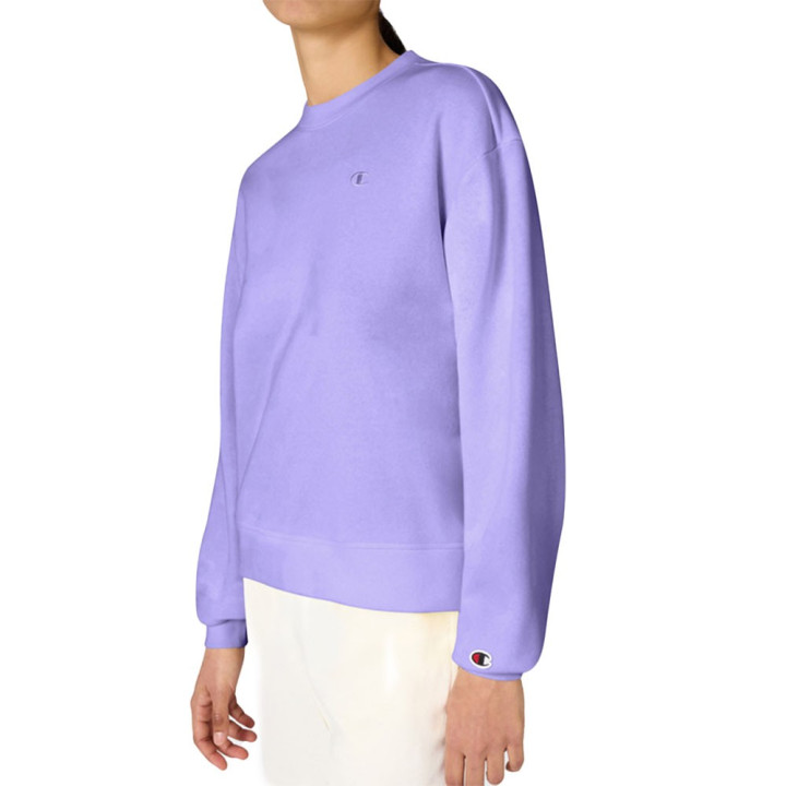 Champion Felpa Girocollo Viola Donna