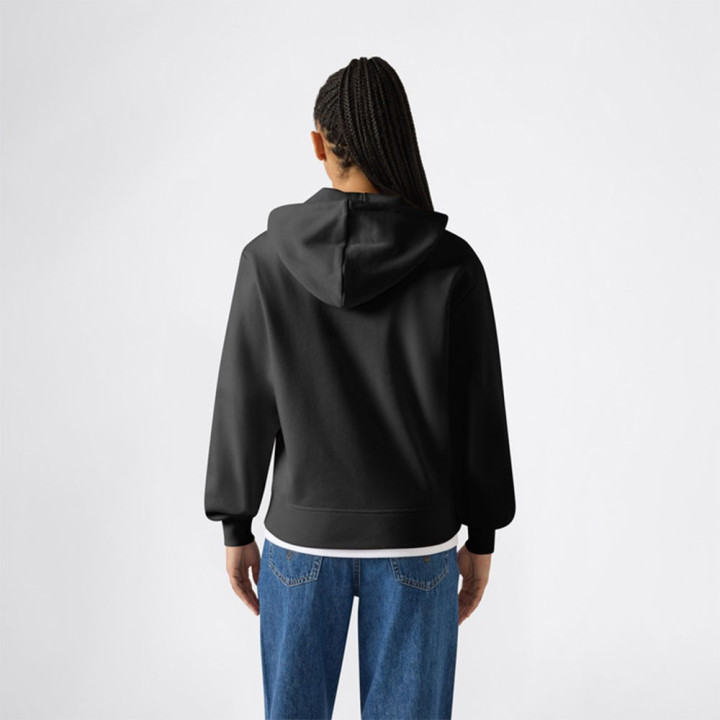 Champion Felpa Logo Tonale Nero Donna