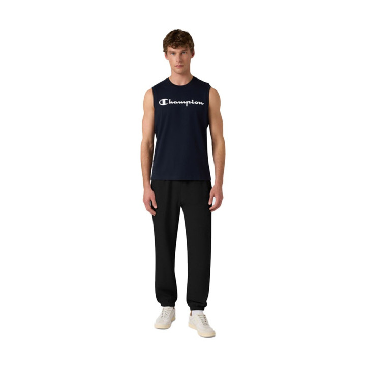 Champion Pantaloni Con Elastico Nero Uomo