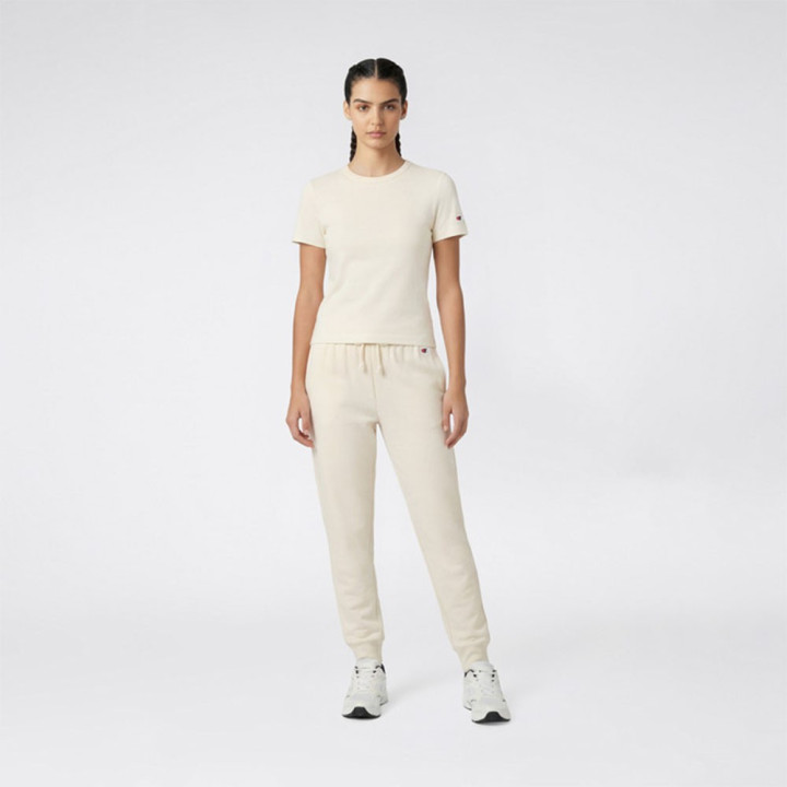 Champion Pantaloni Con Polsino Grigio Donna