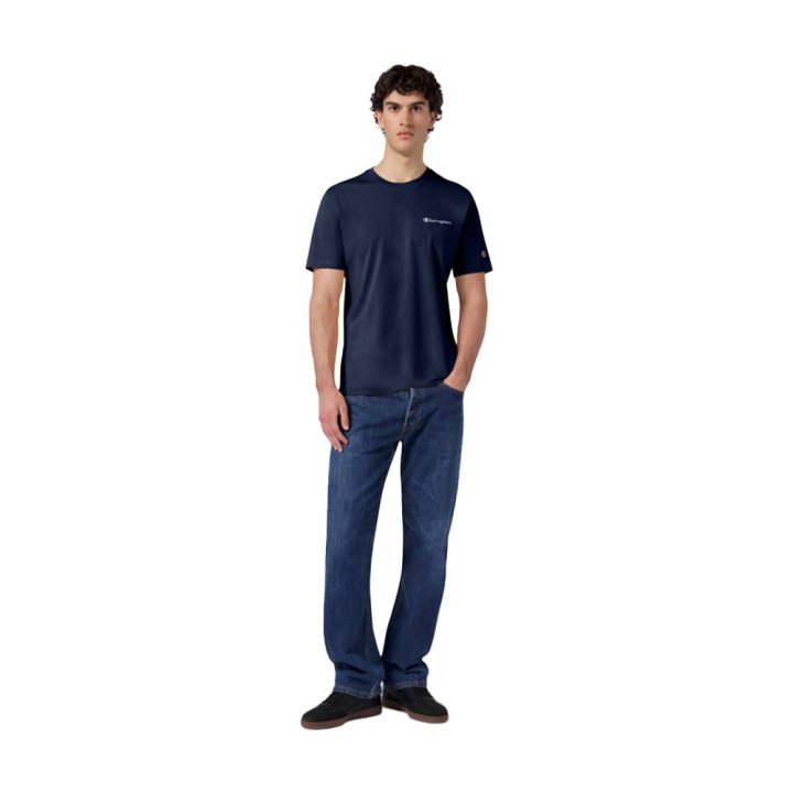 Champion T-Shirt Logo Blu Uomo