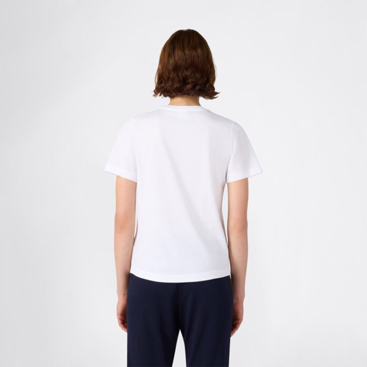 Champion T-Shirt Logo Piccolo Bianco Donna