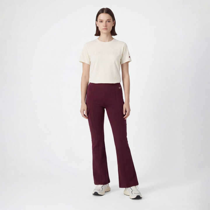 Champion T-Shirt Logo Tonale Bianco Donna