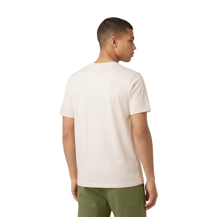 Champion T-Shirt Logo Tonale Latte Uomo