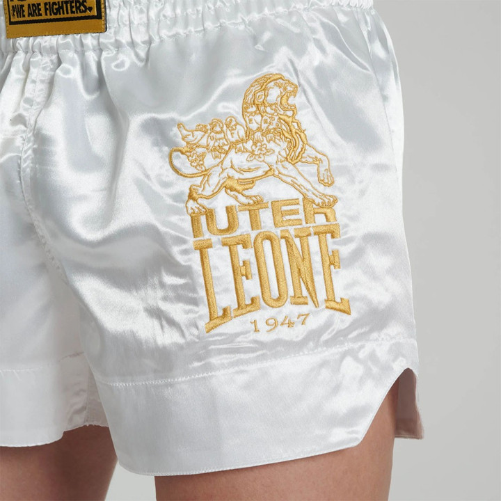 Leone Pantaloncini Combat X Iuter Bianco Uomo