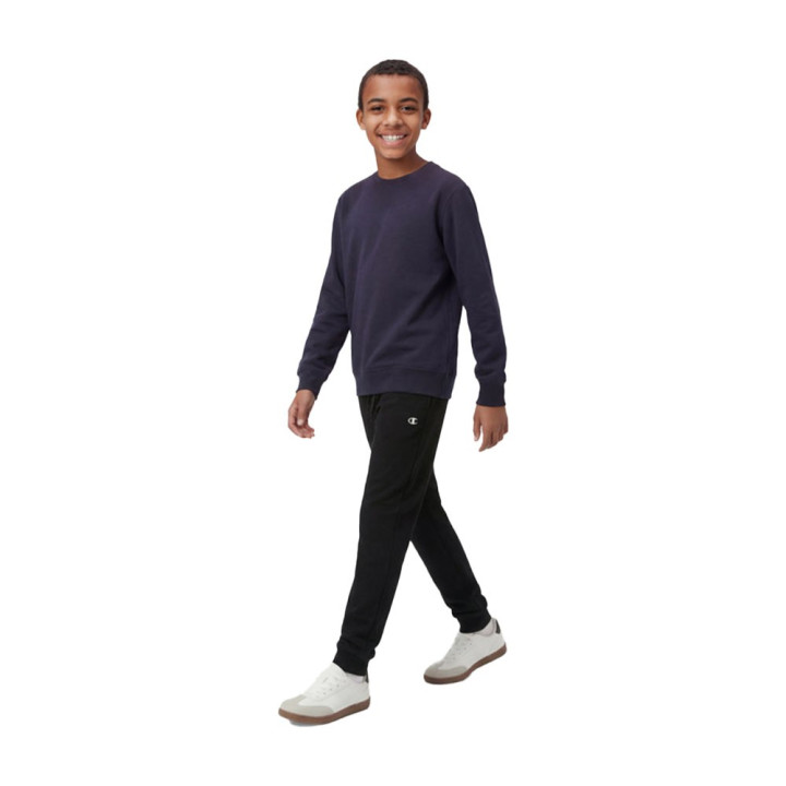 Champion Pantaloni Con Polsino Nero Bambino
