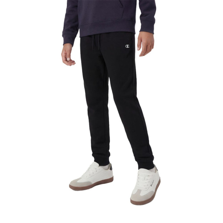 Champion Pantaloni Con Polsino Nero Bambino