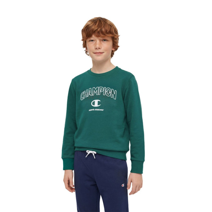 Champion Tuta Sportiva Girocollo Verde Bambino